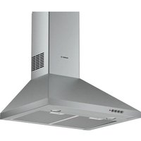 Bosch Series 2 DWP64CC50M 60cm Chimney Cooker Hood for Ducted/Recirculating Ventilation - Stainless Steel