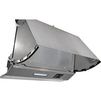 Candy CBP613NGR/1 60cm Integrated Cooker Hood for Ducted/Recirculating Ventilation - Silver