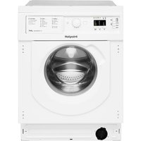 Hotpoint BIWDHG75148UKN Integrated 7Kg / 5Kg Washer Dryer with 1400 rpm - White - E Rated