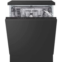 CDA CDI6121 Fully Integrated Standard Dishwasher - Black Control Panel with Fixed Door Fixing Kit - E Rated