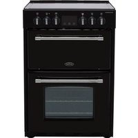 Belling Farmhouse60E 60cm Electric Cooker with Ceramic Hob - Black - A/A Rated