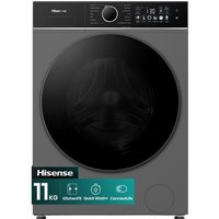 Hisense 3i KitchenFit™ Series WF3I1143BTL 11kg WiFi Connected Washing Machine with 1400 rpm - Titanium - A Rated