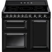 Smeg Victoria TR103IBL2 100cm Electric Range Cooker with Induction Hob - Black - A/B Rated