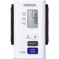 Omron Nightview Automatic Wrist Blood Pressure Monitor - White, White