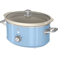 Swan Retro SF17021BLN 3.5 Litre Slow Cooker - Blue