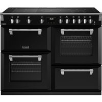 Stoves Richmond Deluxe ST DX RICH D1100Ei RTY BK 100cm Electric Range Cooker with Induction Hob - Black - A Rated