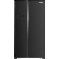 Candy CHSBSV5172EBKN Frost Free American Fridge Freezer - Black - E Rated