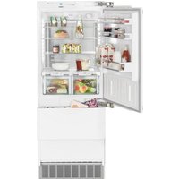 Liebherr ECBN5066 Integrated 60/40 Frost Free Fridge Freezer with Fixed Door Fixing Kit - Stainless Steel - F Rated