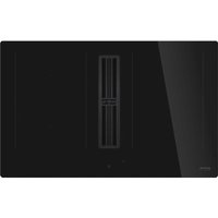 Smeg Universal HOBD482D2 83 Induction Extractor Hob - Black - For Ducted/Recirculating Ventilation
