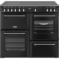 Stoves Richmond Deluxe 100Ei RTY 100cm wide Electric Range Cooker with Induction Hob - Black - A/A/A Rated
