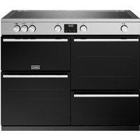 Stoves Precision Deluxe ST DX PREC D1100Ei TCH SS 110cm Electric Range Cooker with Induction Hob - Stainless Steel - A Rated