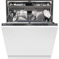 Hoover H-DISH 700 HI 6A2S3PSTA-80 Wifi Connected Fully Integrated Full Size Dishwasher - Silver Control Panel with Fixed Door Hinge Kit - A Rated
