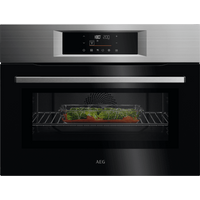 AEG OK6NK40PM Built In Compact Electric Single Oven - Stainless Steel