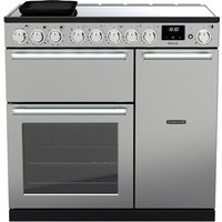 Rangemaster Nexus 90 Induction NEX90EISTST/CM1 90cm wide Electric Range Cooker with Induction Hob - Stainless Steel - A Rated
