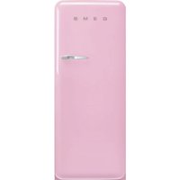Smeg FAB28RPK6 combi-fridge Freestanding 270 L Pink FAB28RPK6 60cm 50s Style Right Hand Hinge Fridge with Icebox Pink