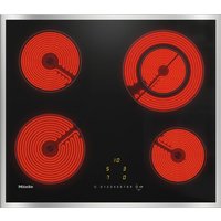 Miele KM6520FR 58cm 4 Zone Ceramic Hob with Stainless Steel Frame
