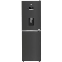 Beko HarvestFresh™ CNG5692DVPZ 50/50 Frost Free Fridge Freezer - Black Steel - D Rated