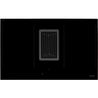 Smeg HOBD482D 80cm Venting Induction Hob - Black - For Ducted/Recirculating Ventilation