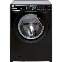 Hoover H-WASH 300 LITE H3W68TMBBE/1-80 8kg Washing Machine with 1600 rpm - Black - B Rated