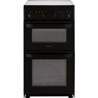 Hotpoint Cloe HD5V92KCB 50cm Electric Cooker with Ceramic Hob - Black - A Rated