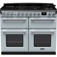Rangemaster ESDLB110DFPMSB/CM1 Estel Deluxe 110cm BC Dual Fuel Misty Blue/Chrome A, 29 L / 80 L / 80 L, 230 - 400 V, 1092 x 654 x 895 mm, 146.5 kg