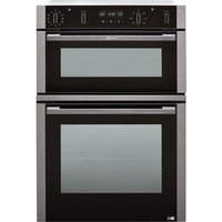 NEFF N50 U2ACM7HG0B Built In WiFi Connected Electric Double Oven with Pyrolytic Cleaning - Graphite - A/B Rated