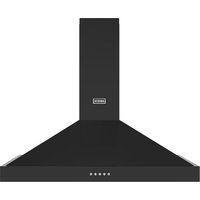 Stoves ST STERLING CHIM 100PYR BLK 100 cm Chimney Cooker Hood - Black