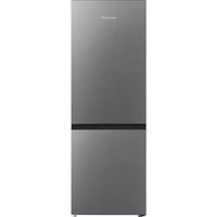 Fridgemaster MC50165ES Compact 143cm High 60/40 Fridge Freezer - Silver - E Rated