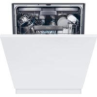 Haier XS 4B4S3FSB-80 Wifi Connected Integrated Full Size Dishwasher - Black Control Panel with Sliding Door Hinge Kit - B Rated
