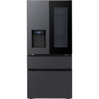 LG GMGS50DEEP Wifi Connected Plumbed Total No Frost Multi-door American Fridge Freezer - Essence Black Steel - E Rated