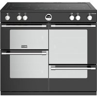 Stoves Sterling ST STER S1000Ei MK22 BK 100cm Electric Range Cooker with Induction Hob - Black - A Rated