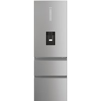 Haier 3D 60 Series 5 HTW5618DWMG Wifi Connected 60/40 No Frost Fridge Freezer - Silver - D Rated