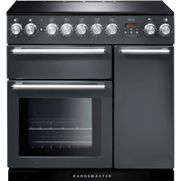 Rangemaster Nexus NEX90EISL/C 90cm Electric Range Cooker with Induction Hob - Slate - A/A Rated