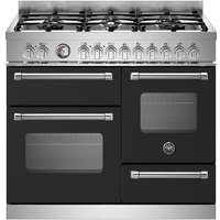 Bertazzoni Master Series MAS106L3ENEC 100cm Dual Fuel Range Cooker - Nero - A/A Rated