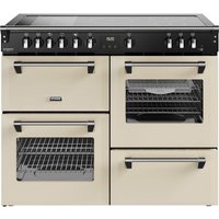 Stoves Richmond Deluxe 110Ei RTY 110cm wide Electric Range Cooker with Induction Hob - Cream - A/A/A Rated