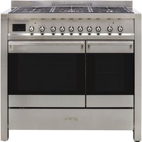 Smeg Opera A2-81 100cm Dual Fuel Range Cooker - Stainless Steel - A/B Rated