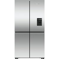 Fisher & Paykel Series 7 Contemporary RF605QNUVX1 Wifi Connected Plumbed Frost Free Multi-door American Fridge Freezer - Stainless Steel - E Rated