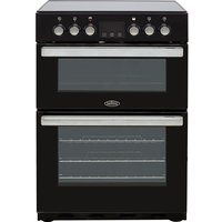 Belling Cookcentre 60E 60cm Electric Cooker with Ceramic Hob - Black - A/A Rated