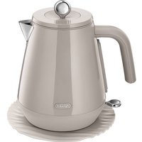 De'longhi Eclettica 1.7L Kettle KBY3001.BG, Blissful Beige, Cream