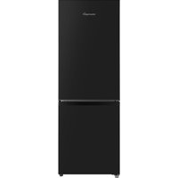 Fridgemaster MC50165EB Compact 143cm High 60/40 Fridge Freezer - Black - E Rated