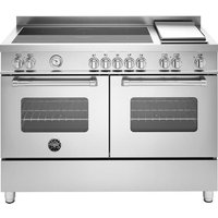 Bertazzoni Master Deluxe Series MAS125I2EXT Electric Range Cooker with Induction Hob - Stainless Steel - A/A Rated