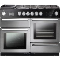 Rangemaster Nexus Steam NEX110SODFFSS/C 110cm Dual Fuel Range Cooker - Stainless Steel - A Rated