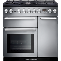 Rangemaster Nexus NEX90DFFSS/C 90cm Dual Fuel Range Cooker - Stainless Steel - A/A Rated