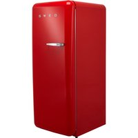 Smeg Left Hand Hinge FAB28LRD5UK Fridge with Ice Box - Red - D Rated