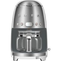 Smeg 50's Retro DCF02SSUK Filter Coffee Machine with Timer - Stainless Steel