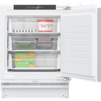 Bosch Series 4 GUN21VFE0G Integrated Frost Free Under Counter Freezer with Fixed Door Fixing Kit - E Rated