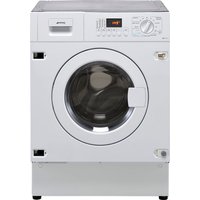 Smeg WDI147D-2 Integrated 7Kg / 4Kg Washer Dryer with 1400 rpm - White - E Rated