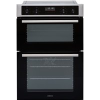 Zanussi Series 40 AirFry ZKCNA7XN Built In Electric Double Oven - Black / Stainless Steel - A Rated