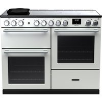 Rangemaster Nexus NEXO110EIPWHT/CM1 110cm wide Electric Range Cooker with Induction Hob - White - A Rated