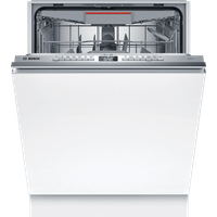 Bosch Series 4 SMV4HVX00G Wifi Connected Fully Integrated Standard Dishwasher - Stainless Steel Control Panel with Fixed Door Fixing Kit - D Rated